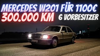 Mercedes W201 für 1100€  was taugt er  Babybenz  190e  Oldtimer [upl. by Aicilef]