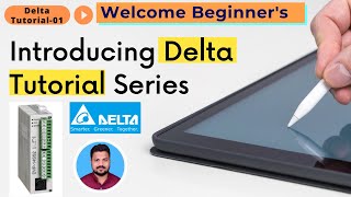 Introducing Delta PLC amp HMI Tutorial Series  Lesson01 [upl. by Alleunam]