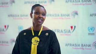 AfrAsia Bank Sustainability Summit 2019  HE Christine N Umutoni [upl. by Tawnya]