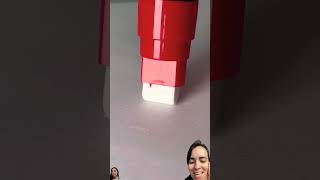 Satisfynig RED Paint Marker✨❤️art satisfying kinemaster 3dprint artsupplies asmr [upl. by Lolita]