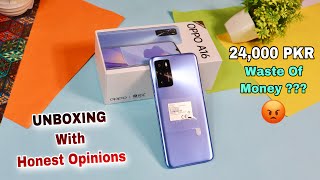 Oppo A16 Unboxing amp Review 3GB32GB  Price in Pakistan  Dont Buy Oppo A16  24000 PKR [upl. by Anade]