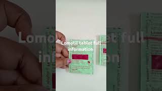 Lomotil tablet full information Medicinemedicine drugstore [upl. by Pozzy182]