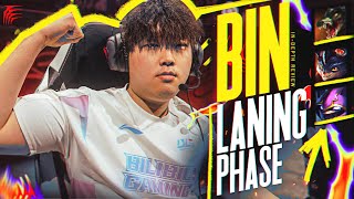 HOW BIN WINS LANE PHASE  Bin Proview Laning Phase Analysis [upl. by Annazor]