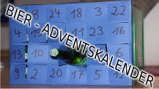 BIER Adventskalender  Schnell Einfach Selber Machen  Basteln  Last Minute Geschenk Für Freund DIY [upl. by Iroc]