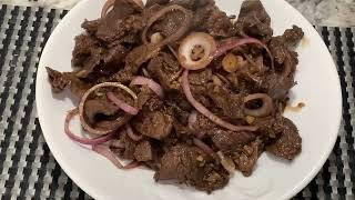 So yummy filipino dish beefsteak recipe  noel’s kitchen vlogs [upl. by Theta]