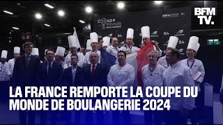 16 ans après son dernier sacre la France remporte la coupe du monde de boulangerie 2024 [upl. by Gibbeon882]