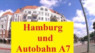 Autobahnen Deutschlands  Hamburg und Autobahn A7  Große Baustelle  Doku aus Germany  Dashcam 🚗 [upl. by Barbe]