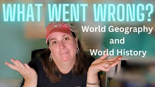 7th Grade World History and World Geography  HITS and MISSES [upl. by Luisa]