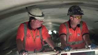 Crossrail Tunnelling Phyllis completes 68 kilometre tunnel drive to Farringdon [upl. by Lazes]