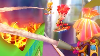 The Fixies Laboratory Catches FIRE 🔥  The Fixies  Animation for Kids [upl. by Gabie189]