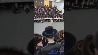 Toldos Aharon Rebbe Dances Mitzvah at his Einikels Wedding in Boro Park  Cheshvan 5784 [upl. by Gayn]