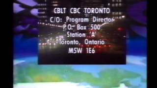 CBC CBLT Sign Off 1991 [upl. by Kira]