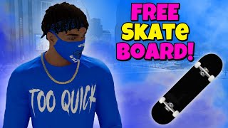 How to get your FREE skateboard on NBA 2K21 Next Gen PS5Xbox Series XampS [upl. by Silloh]