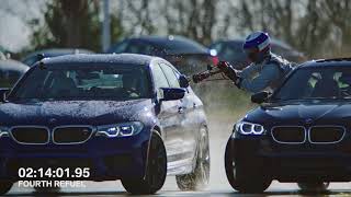 BMW M5 Sets 2 Guinness World Records While Refueling MidDrift [upl. by Huskey470]