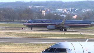 Plane Spotting at Washington National Airport [upl. by Ykcub]