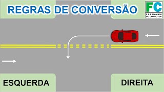 Conversões virar à direita virar à esquerda [upl. by Primrosa]