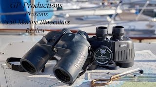 7x50 Marine Binoculars Review  Bushnell and Steiner with compass [upl. by Solracesoj972]