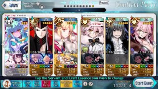 Kiyohime 3 Turn  Clash Chaldea Mount Liang Outlaws Halloween 2024 Challenge Quest FGO NA [upl. by Lucas]