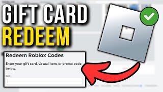 How To Redeem Roblox Gift Card On PC amp Mobile 2024 [upl. by Ahtabbat]