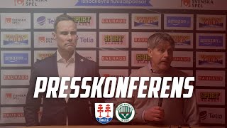 Presskonferens Timrå IK  Frölunda HC [upl. by Rebeh206]