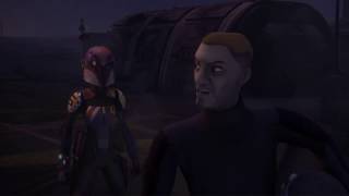 Star Wars Rebels Fenn Rau And Sabine Argue [upl. by Yentnuoc]