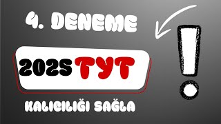 TYT 2025 TARİH DENEME ÇÖZÜMÜLERİ4 [upl. by Kaspar]