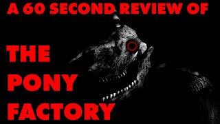 THE PONY FACTORY  A 60 Second Review [upl. by Deena455]