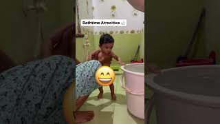 Aritth Bath Time Atrocity 😂 Ena Nadipu Da Sami 🤣🤪 vivekjadoo deepikavivek shorts [upl. by Aierbma474]