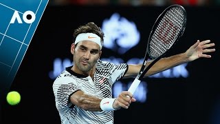 Federer v Melzer match highlights 1R  Australian Open 2017 [upl. by Seeto992]