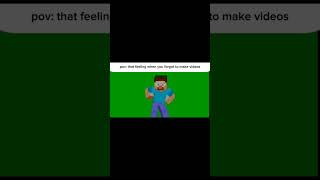 Pov that feeling  gone for a while again mincraft  meme  funny [upl. by Fanchan775]