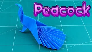 Origami Easy 3D Peacock  How to Make Paper Peacock Tutorial  DIY Cute Animals Gift Craft Handmade [upl. by Haily665]