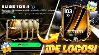 🥵 LOS PLAYER PICK ME REGALA JUGADOR 103 🤑 PACK OPENING y LOCURA en la PRÓRROGA 🤩 FC MOBILE [upl. by Gabie]