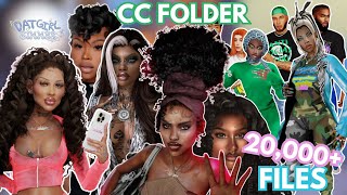 My ENTIRE CAS CC Folder Pt2  OVER 20000 FILES  LINK INCLUDED  The Sims 4 [upl. by Immak]