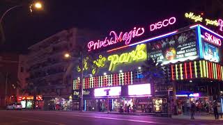 Nightlife  Lloret de Mar  Costa Brava  Spain [upl. by Anivlem]