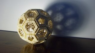 Geodesic sphere puzzle truncated icosahedron [upl. by Surazal]