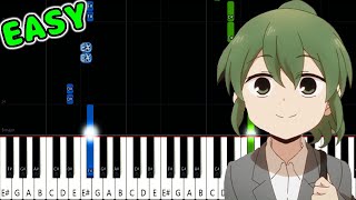 Annoying San San Week  Senpai ga Uzai Kouhai no Hanashi OP  EASY Piano Tutorial [upl. by Notsae]