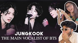 Jungkook the main vocalist of BTS updated version REACTION WOW [upl. by Jedediah762]