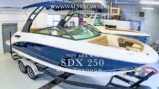 25  2019 Sea Ray SDX 250 WalkThrough [upl. by Nat]