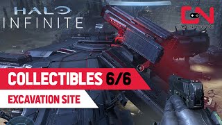 Halo Infinite EXCAVATION SITE COLLECTIBLES All Locations [upl. by Evelinn715]