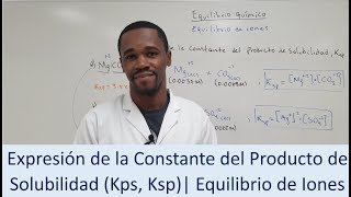 Constante del Producto de Solubilidad Kps  Formación de Precipitado [upl. by Annahavas]