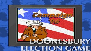 The Doonesbury Election Game Campaign 96 Windows 1995 Retro Review from IE Magazine [upl. by Maples]