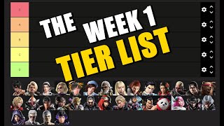 TEKKEN 8 Week 1 TIER LIST [upl. by Amik131]