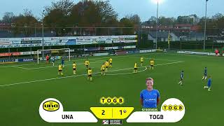 10 november 2024 UNA  TOGB 21 Goal Roovers [upl. by Cam]