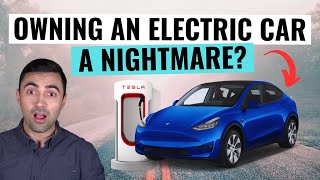 10 MAJOR PROBLEMS With Electric Cars You Must Know Before Buying One [upl. by Itoyj]