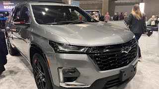 New 2023 Chevrolet Traverse Premier Redline Edition AWD Walk Around At Seattle Auto Show [upl. by Hermione875]