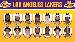 Los Angeles LAKERS New Roster 202425 Player Lineup Profile Update Oct 2024 [upl. by Euphemiah844]