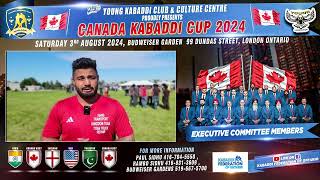 Canada Kabaddi Cup 2024 Sultan [upl. by Samau430]