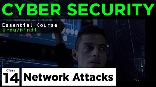 Cyber Security Essential Course  UrduHindi  Class 14 Network Attack [upl. by Berkman]