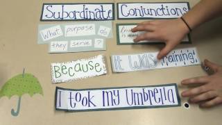 Subordinate Conjunctions Mini Lesson [upl. by Ayimat]