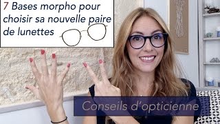 Comment choisir la bonne paire de lunettes Conseils dopticienne [upl. by Gay129]